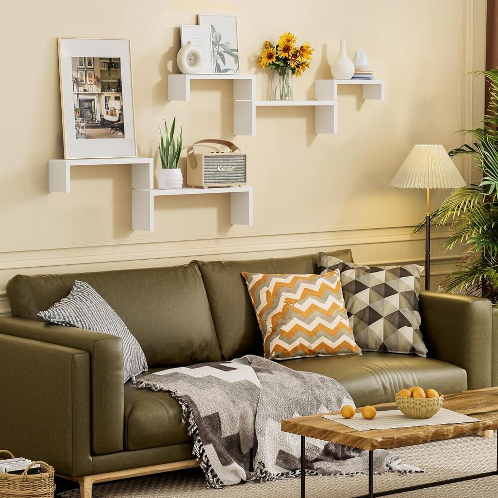 Floating Shelves for Wall, Wall Shelves for Bathroom, Bedroom, Living Room, Kitc - Picture 4 of 7